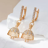 Ballerina Zircon Pendant Earrings 585 Rose Jewelry Accessories
