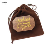 Wedding Ring Box Wooden Proposal Engagement Gift