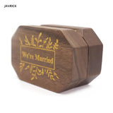Wedding Ring Box Wooden Proposal Engagement Gift
