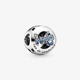 925 Sterling Silver Pave Stones Crystal Beads for Jewelry Making