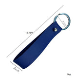 PU Leather Wrist Strap Keychain for Women