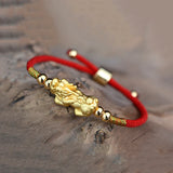 Red Rope Pixiu Bracelet Tibetan Buddhist Charm Bracelet