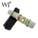 Wearjoe PU Leather Watch Bracelet Storage Roll Bag Bangle Case Organizer