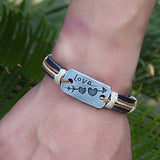 Cowhide Bracelet Student Jewelry Fun Earrings
