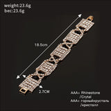 Wild Female Weave Crystal Bracelet