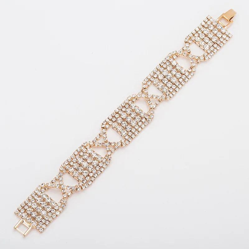 Wild Female Weave Crystal Bracelet