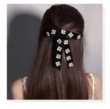Fairy Hair Ornaments Bow Knot Flower Hairpin Edge Clip for Girls