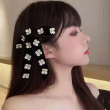 Fairy Hair Ornaments Bow Knot Flower Hairpin Edge Clip for Girls