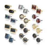 Wedding Cufflinks Vintage Square Cufflinks For Mens Cuffs