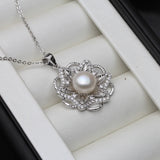 925 Silver Pearl Pendant for Women