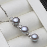 Sterling Silver Freshwater Pearl Pendant Necklace