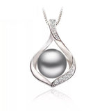 925 Silver Pearl Pendant Necklace for Women