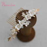 Bridal Hairpins CZ Flower Headpieces