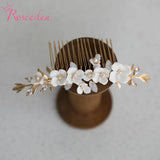 Bridal Hairpins CZ Flower Headpieces