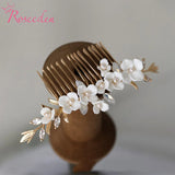 Bridal Hairpins CZ Flower Headpieces
