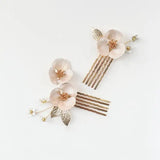 Bridal Flower Hairpins Rhinestones Crystal Headpieces