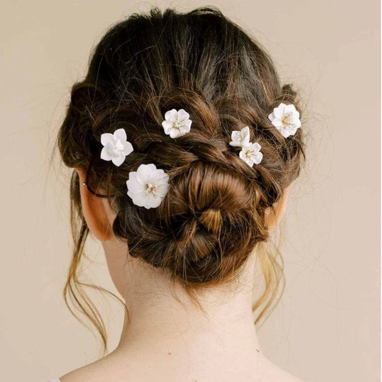 Silver Head Pieces Women Hair Pin Clip For Brides