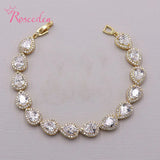 Water Drop CZ Zirconia Friendship Bracelet