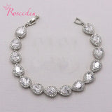 Water Drop CZ Zirconia Friendship Bracelet