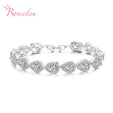 Water Drop CZ Zirconia Friendship Bracelet