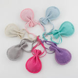 50pcs Wedding Candy Bags with Logo 7 9cm 9 12cm Drawstring Velvet Gift Bags