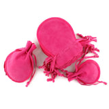 50pcs Wedding Candy Bags with Logo 7 9cm 9 12cm Drawstring Velvet Gift Bags