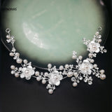 Bridal Butterfly Pearl Headband Hairband Tiara For Bride