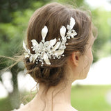 Wedding Bridal Hair Clip Headpiece Barrette Women Tea Party Hair Accessories