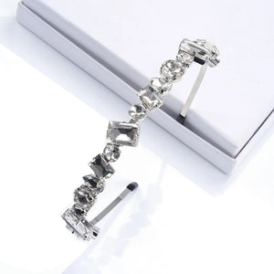 Clear Crystal Bridal Hairband for Women