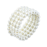 Bridal Pearl Stretch Bracelet Wedding Party Jewelry