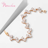 CZ Classic Link Chain Tennis Bracelet RE4715