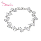 CZ Classic Link Chain Tennis Bracelet RE4715