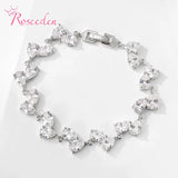 CZ Classic Link Chain Tennis Bracelet RE4715