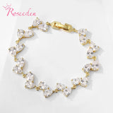 CZ Classic Link Chain Tennis Bracelet RE4715