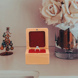 Wedding Ring Box Shirt Engagement Holder Bride Case Kickstand Square