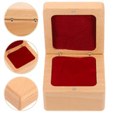 Wedding Ring Box Shirt Engagement Holder Bride Case Kickstand Square