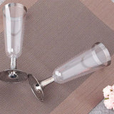 Disposable Plastic Wedding Champagne Flute Cups for Party