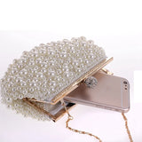 Wedding Clutch Handbag Pearl Bag Dress Dinner Bag