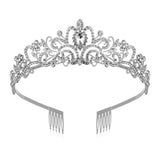 Baroque Wedding Crown Tiara Rhinestone Crystal Headpiece