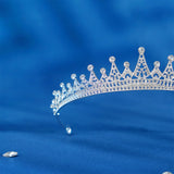 Baroque Crown Rhinestone Crystal Tiaras Bride Queen Headband