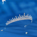 Baroque Crown Rhinestone Crystal Tiaras Bride Queen Headband