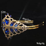 Baroque Crystal Tiaras Bridal Hair Jewelry