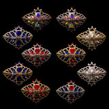 Baroque Crystal Tiaras Bridal Hair Jewelry