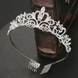 Baroque Crown Bridal Hair Accessories Rhinestones Crystal Tiaras