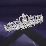 Baroque Crown Bridal Hair Accessories Rhinestones Crystal Tiaras