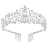 Baroque Crown Bridal Hair Accessories Rhinestones Crystal Tiaras