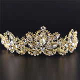 Baroque Rhinestone Crystal Bride Tiara Wedding Hair Accessories