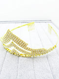 Baroque Rhinestones Crystal Tiaras Bride Party Crowns Wedding Hair Accessories