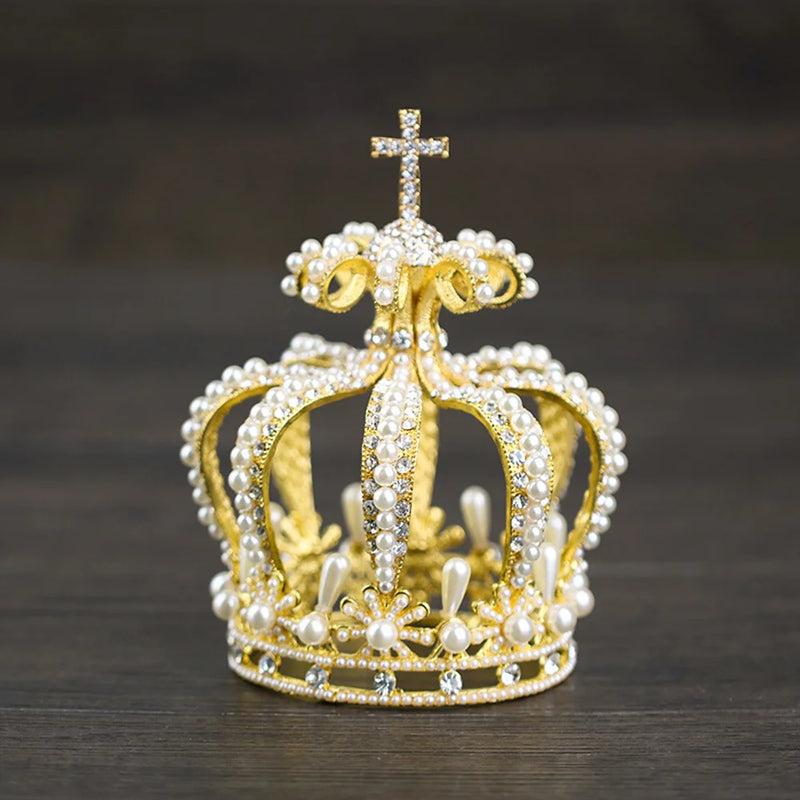 Wedding Crown Hair Jewelry Bridal Queen King Banquet Crown