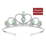 Wedding Crown Princess Tiara Pearl Rhinestone Headband for Kids